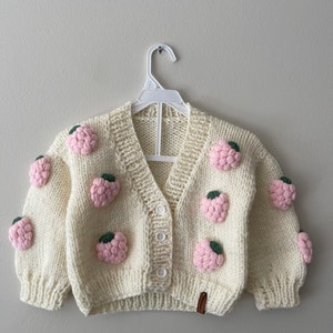 Hand-Knitted Beautiful Baby Cardigan