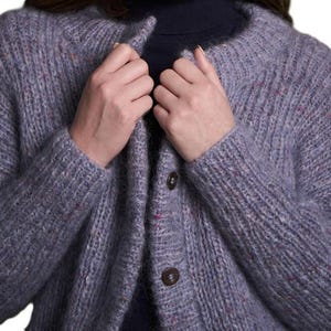 Handmade Knitted Wool Cardigan | Women's Soft & Warm Button-Up Sweater | Chunky Knit Oversized Coat | Winter Fall Fashion | Gift for Her