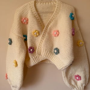 Chunky knit Cardigan Handmade Sweater